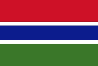 Flagge von Gambia