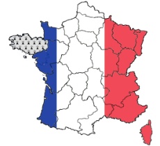 Die Bretagne in Frankreich
