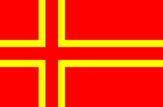 St.-Olavs-Flagge der Normandie