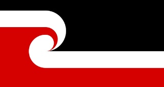 Māori-Flagge von Tino Rangatiratanga