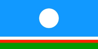 Flagge der Republik Sacha (Jakutien)