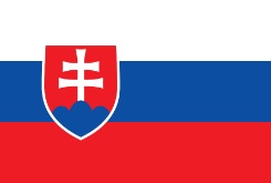 Flagge der Slowakai