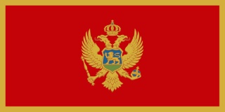 Flagge von Montenegro