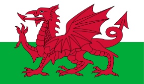 Flagge Wales