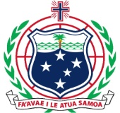 Wappen von Samoa