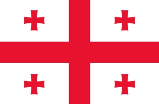 Flagge von Georgien