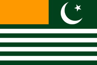 Flagge von Asad Jammu und Kaschmir